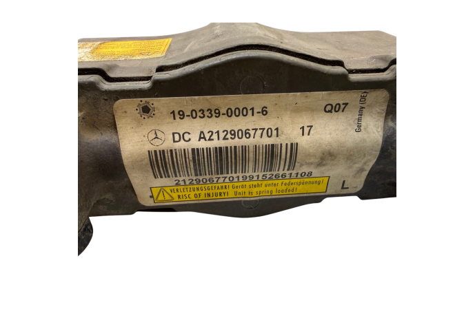 ACTUATOR A2129067701 MERCEDES E-CLASS 2.1 E220D LEFT BONNET HINGE 2015