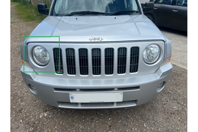 HEADLIGHT JEEP PATRIOT CRD 2008 HEAD LAMP LIGHT DRIVERS RIGHT 2007 - 2012