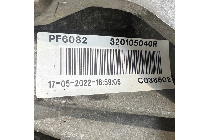 GEARBOX PF6082 RENAULT TRAFFIC 2.0 DCI 2022 6 SPEED MANUAL 26,481M 2021-2024