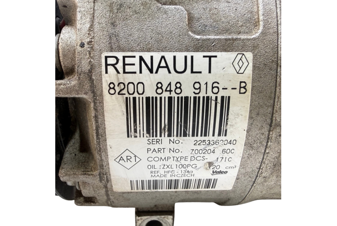 PUMP 8200848916B RENAULT TRAFIC VAUXHALL VIVARO 1.6 DCI AC AIR CON 2019 ON
