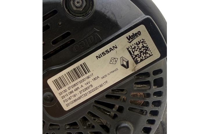 ALTERNATOR 2722637B RENAULT TRAFIC VAUXHALL VIVARO 1.6 DCI 2019 ON